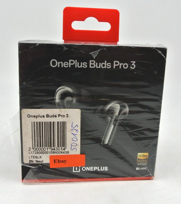 OnePlus Buds Pro 3 In-Ear Bluetooth-Kopfhörer Midnight Opus Schwarz ''wie NEU''