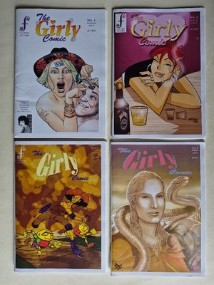 Girly Comic 1 2 3 4 small press independents Factor Fiction 2002 2003