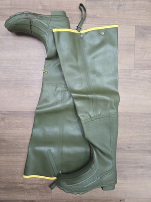 Green LaCrosse Outdoor Wader Hip Boots Size 12 Fast Shipping READ***