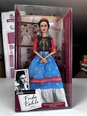 Frida Kahlo Barbie Doll Signature Inspiring Women Series Articulated New