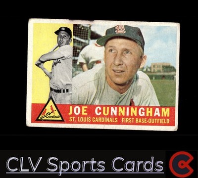 St. Louis Cardinals Joe Cunningham #40 Topps Baseball Very Good