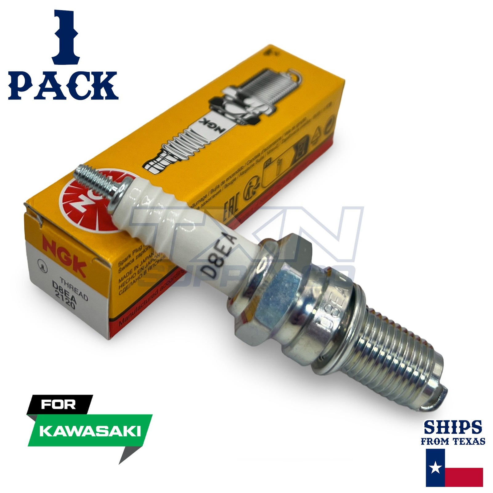 1 Pack NGK Spark Plug - For Z 305 EX305A Kawasaki Motorcycle