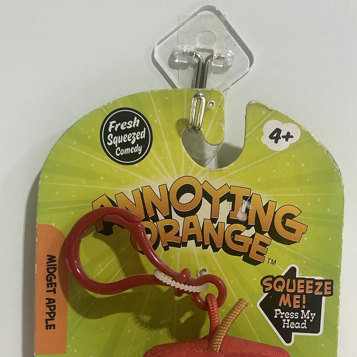 2011 Annoying Orange MIDGET APPLE Clip-On 2” Talking Toy 2011