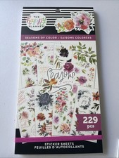 BIG IDEAS The Happy Planner SEASONS OF COLOR 229 pcs 30 Pages Stickers NEW MAMBI