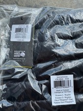 NEW - Mountain Hardwear Ghost Whisperer Down Pants Womens Large Black packable