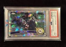 2011 Topps Chrome - Ray Rice #210 Crystal Atomic Refractor /139 PSA MINT 9