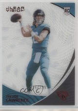 2021 Panini Chronicles Clear Vision Rookies Red /199 Trevor Lawrence #CVR-1 0h6w