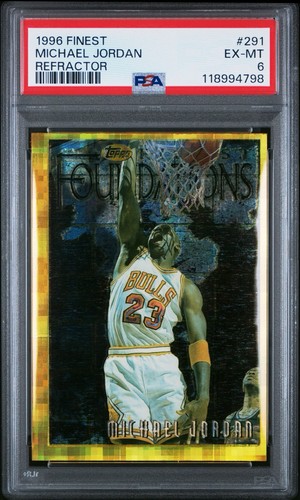 Michael Jordan [Refractor] #291 1996 Finest card