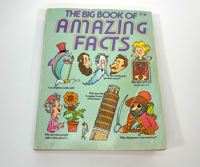 #ad #ad The Big Book of Amazing Facts by Malvina Vogel 1980 Paperback Moby Books 544 Pgs $44.99