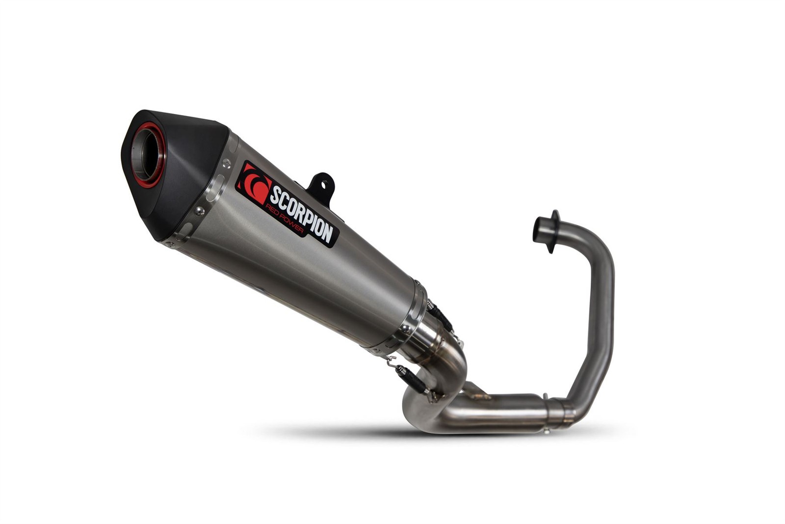 Scorpion Exhaust Serket Taper Full System Titanium Honda CB125 F 2017 -2020