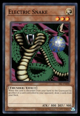 Yugioh Electric Snake SRL-EN008 Common Unlimited NM
