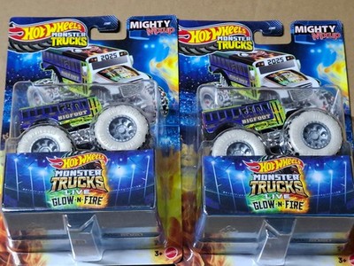 Hot Wheels Monster 1 x Trucks Mighty Mixup   Glow & Fire Edition*neu/ovp*