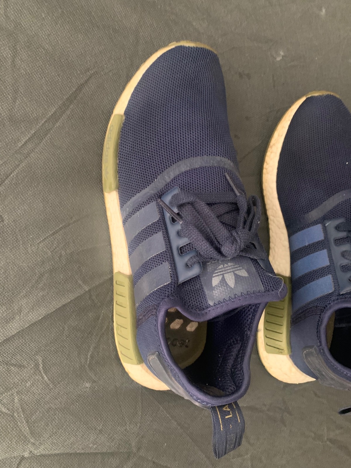 Adidas NMD R1 Boost, color : Blue, size 9.5, in good condition.  thumbnail 6