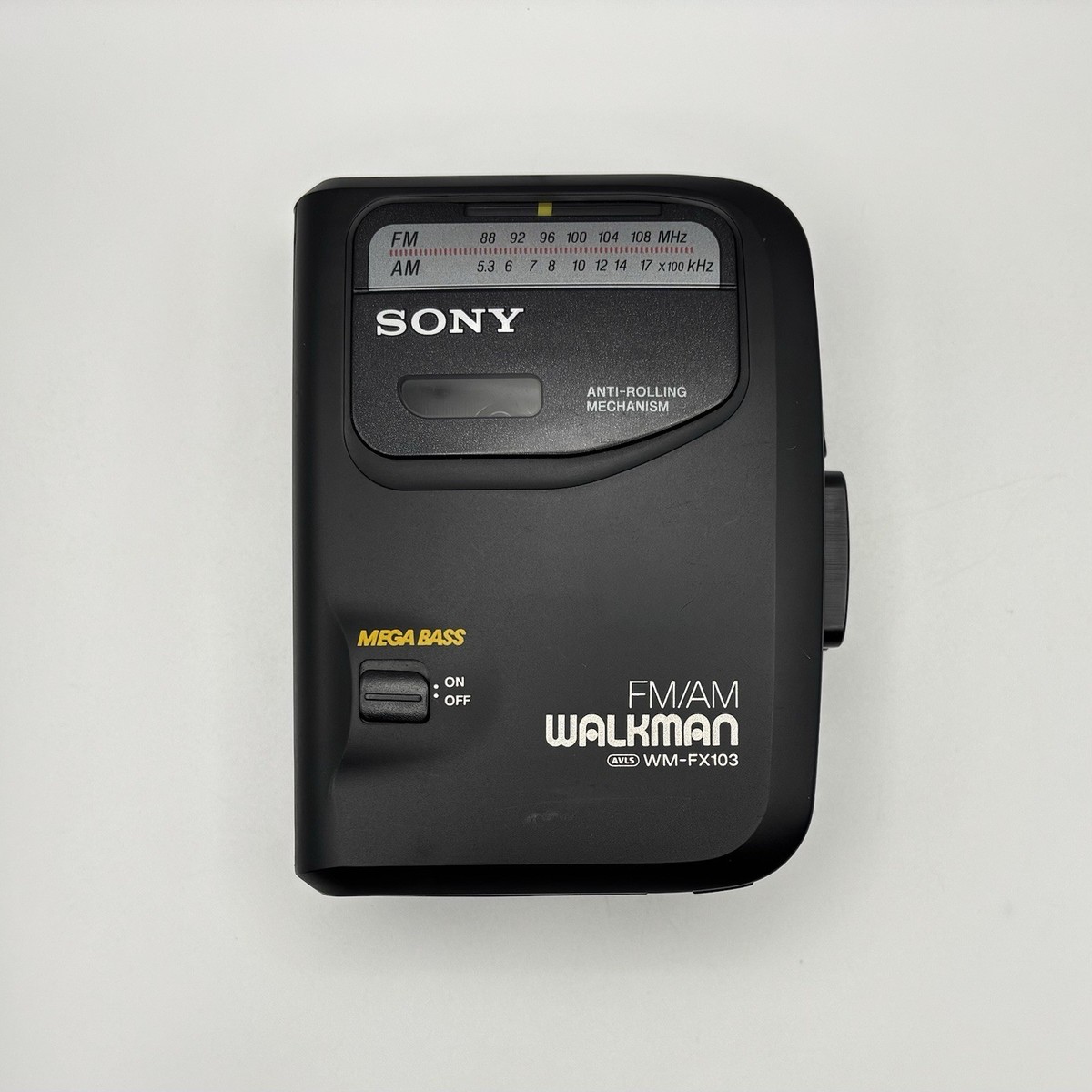 Sony Walkman WM-FX103 AM/FM Cassette Player - New Belt
