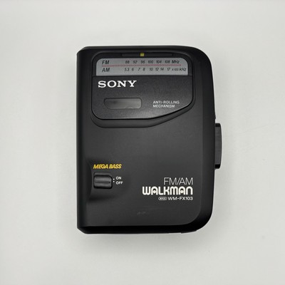 Sony Walkman WM-FX103 AM/FM Cassette Player - New Belt