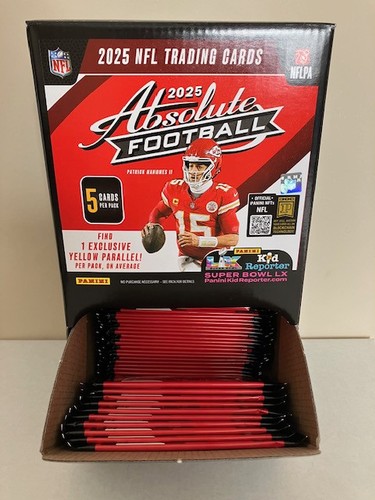 2025 ABSOLUTE FOOTBALL GRAVITY BOX - 48 SEALED PACKS - FULL BOX ...