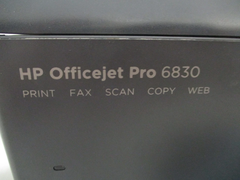 HP OfficeJet Pro 6830 All-in-One Printer Scan Copy Fax WiFi Tested ONLY 671 PAGE - Image 3 of 4