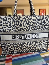 DIOR: Large Leopard Tote Bag