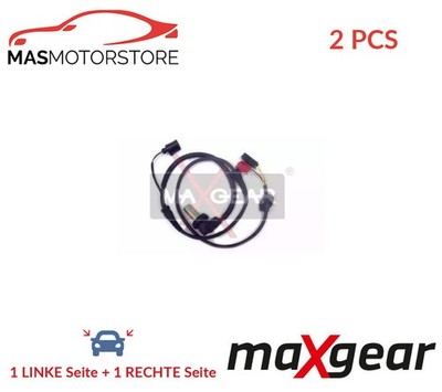 ABS SENSOR DREHZAHLFÜHLER PAAR VORNE MAXGEAR 20-0055 2PCS A FÜR AUDI A4,B5