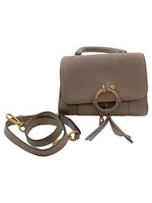 See By Chloé Borsa a Mano Joan Mini Beige in Pelle