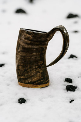 16 oz Viking Tankard Drinking Horn Beer Mug Vintage Medieval Ale Mead Decor Gift