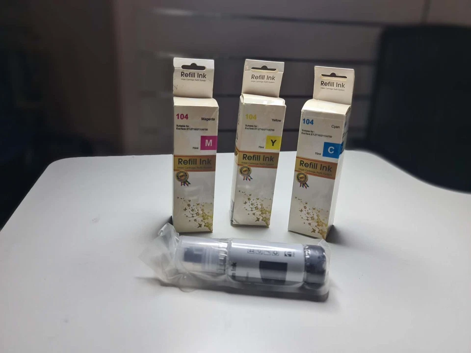 Stampante Epson Eco Tank ET 2714 WiFi Multifuzione 15 ppm Con CD Revisionata - Image 4 of 4