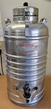 Vintage AerVoid 804 5 Gallon Thermal Liquid Carrier Stainless Steel Vacuum Can