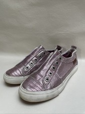 Blowfish Malibu Shoes Youth 3.5 Casual Sneakers Multicolor Canvas Floral Low Top