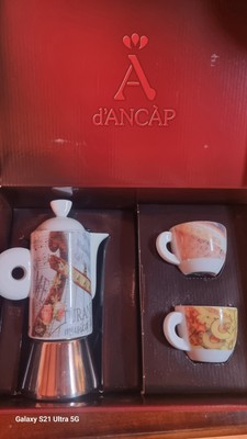 D'Ancap Porzellan Kaffeeservice Moka Darling 2+2 Tassen Cups Puccini Opera Y