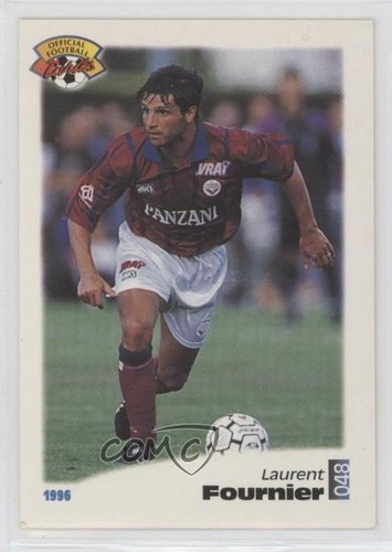 Carte Panini Football 1995 - Bordeaux N°SL20 - Christophe Dugarry (Très Bon état)