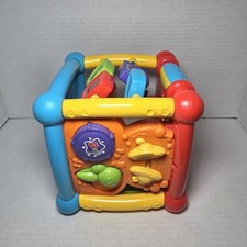 VTech "Busy Learners Activity Cube" Light  Sound Toddler's Learning Toy Good