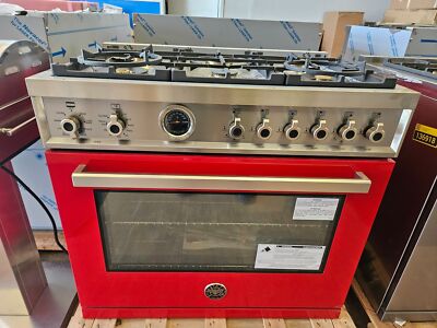Bertazzoni PROF366DFSROT 36'' Rosso Red Pro Dual-Fuel Range NOB #146622  BFSALE