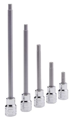 Genius Tools 3/8'' Dr. 3/8'' Hex Bit Socket 140mmL - 312+3624