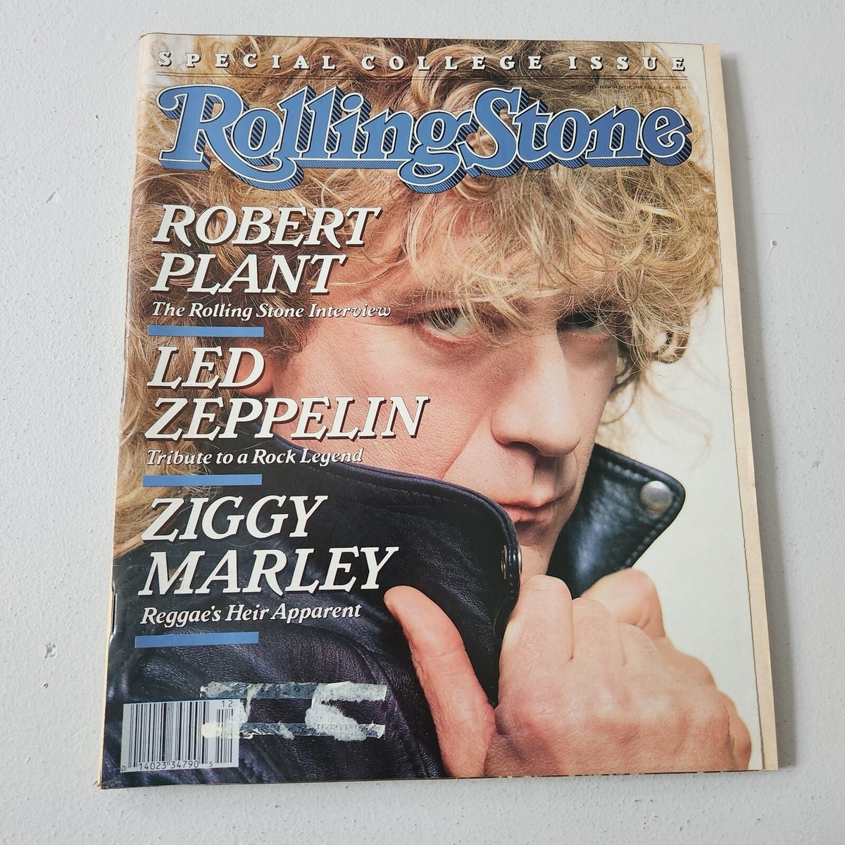 Rolling Stone Magazine Issue 522 March 24, 1988 Robert Plant Led