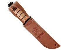 Ka-Bar USMC Leather Sheath Only, 7-Inch, Brown, for 1217, 1218, 1217I