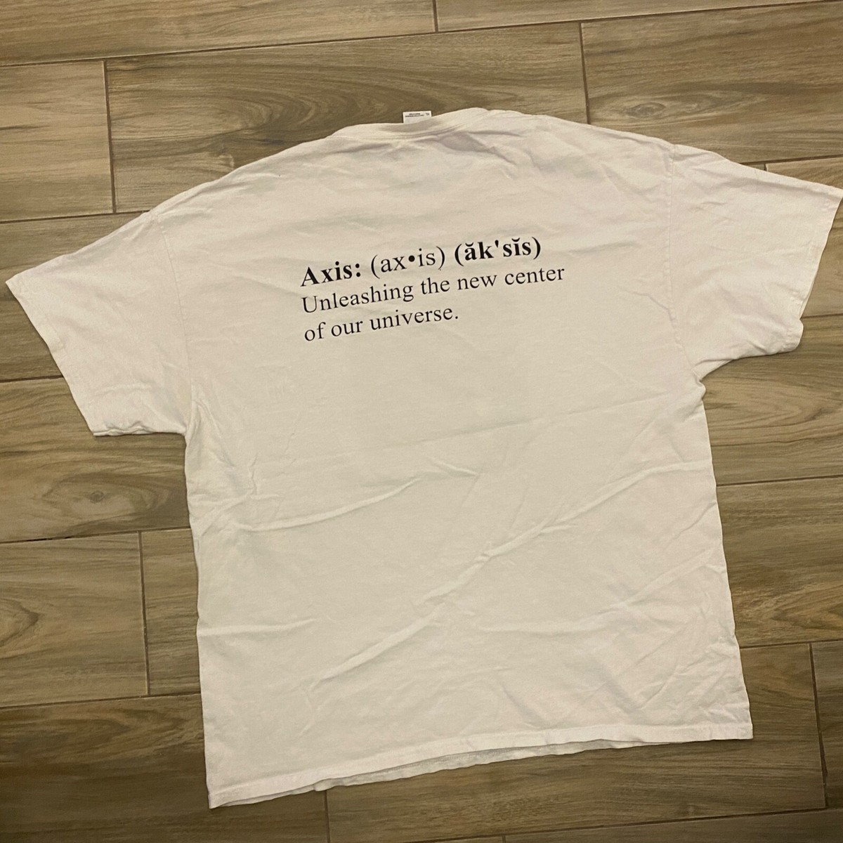 VTG Axis Enabled Sz XL White T-Shirt Tech Promo | eBay