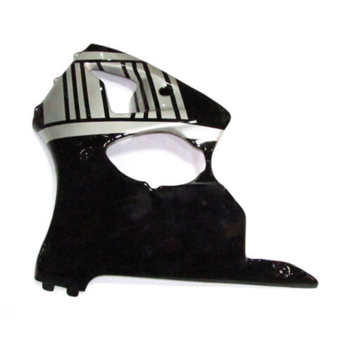 Silver Black Fairing Kit for Kawasaki Ninja ZX6R 2000 2001 2002 ZZR600 2005-2008 - Foto 4 di 6