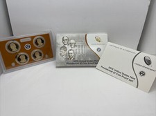 2015 PRESIDENTIAL 1 GOLDEN DOLLAR 4 COIN SET with box and COA