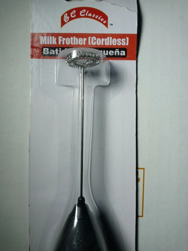 Milk Frother Cordless Stainless Steel Frother by BeneCasa