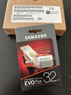 Samsung microSDHC EVO Plus 32GB Memory Card   Brand-New