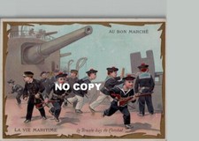 Chromo AU BON MARCHE - Scènes enfantines : branle-bas de combat
