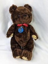 Dakin Theodore Teddy Bear Plush Large 14 Inch 1981 Stuffed Animal Toy