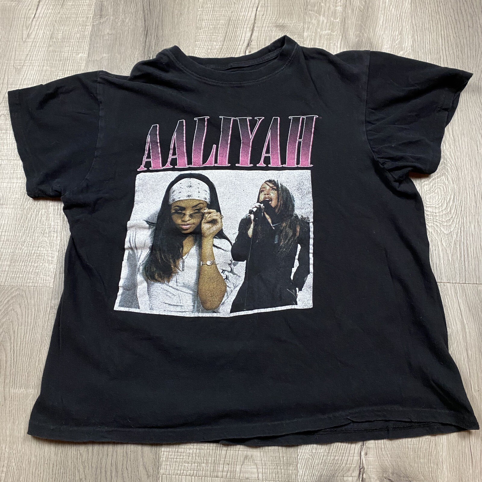 90s Vintage Official Aaliyah Fan Shirt