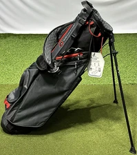 Sun Mountain Eclipse E 2.5 4-Way Stand Carry Golf Bag Black/Steel/Red NEW