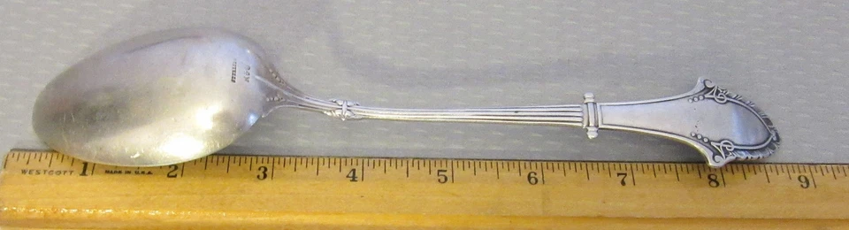 Antigua cuchara para servir de mesa Gorham de plata esterlina LOUIS XIV 8,75" grande sin mono Foto 3 de 4