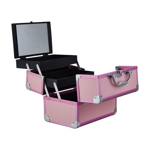 Aluminium XL Large Storage Beauty Box Make up Nail Jewelry Cosmetic Vanity Case - Picture 88 of 96