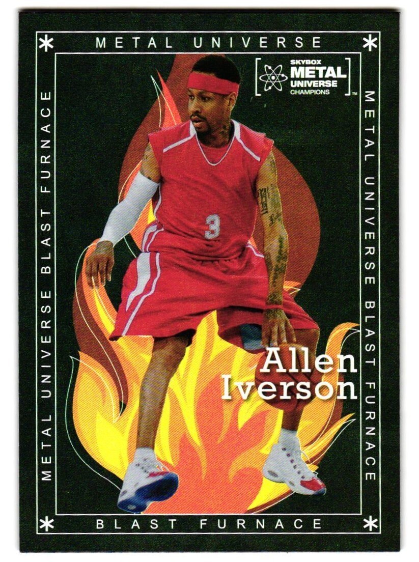 2021 Allen Iverson Skybox Metal Universe Champions Blast