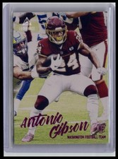 2020 Panini Chronicles #223 Antonio Gibson Luminance Update Rookies Pink