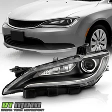 For 2015-2017 Chrysler 200 w/o LED DRL Halogen Headlight Headlamp Driver Side