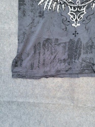 AFFLICTION MEN'S T SHIRT BLACK 2XL LIVE FAST - Picture 5 of 17